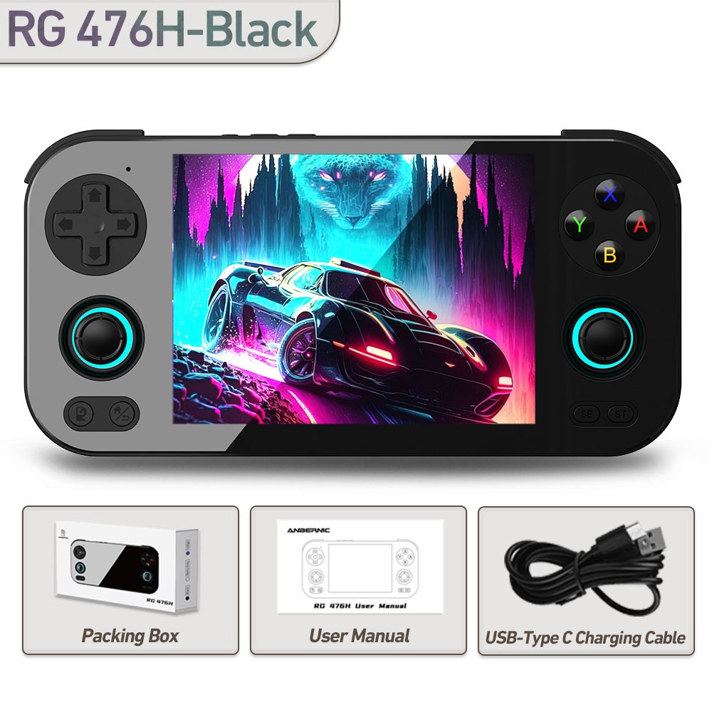 ANBERNIC RG 476H Retro Handheld Game Console Android13 5000mAh 4.7-inch Gifts