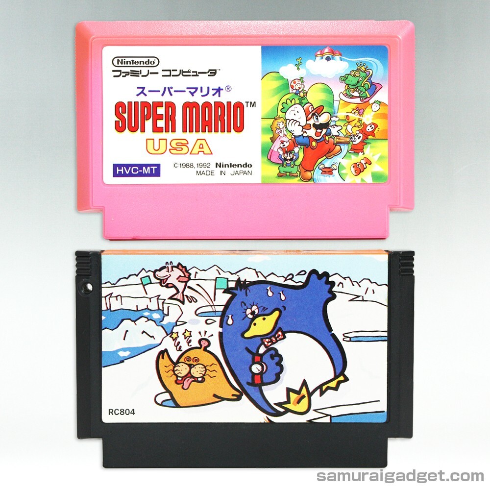 Super Mario USA & Antarctic Adventure Nintendo Famicom / FC [Japanese NES]
