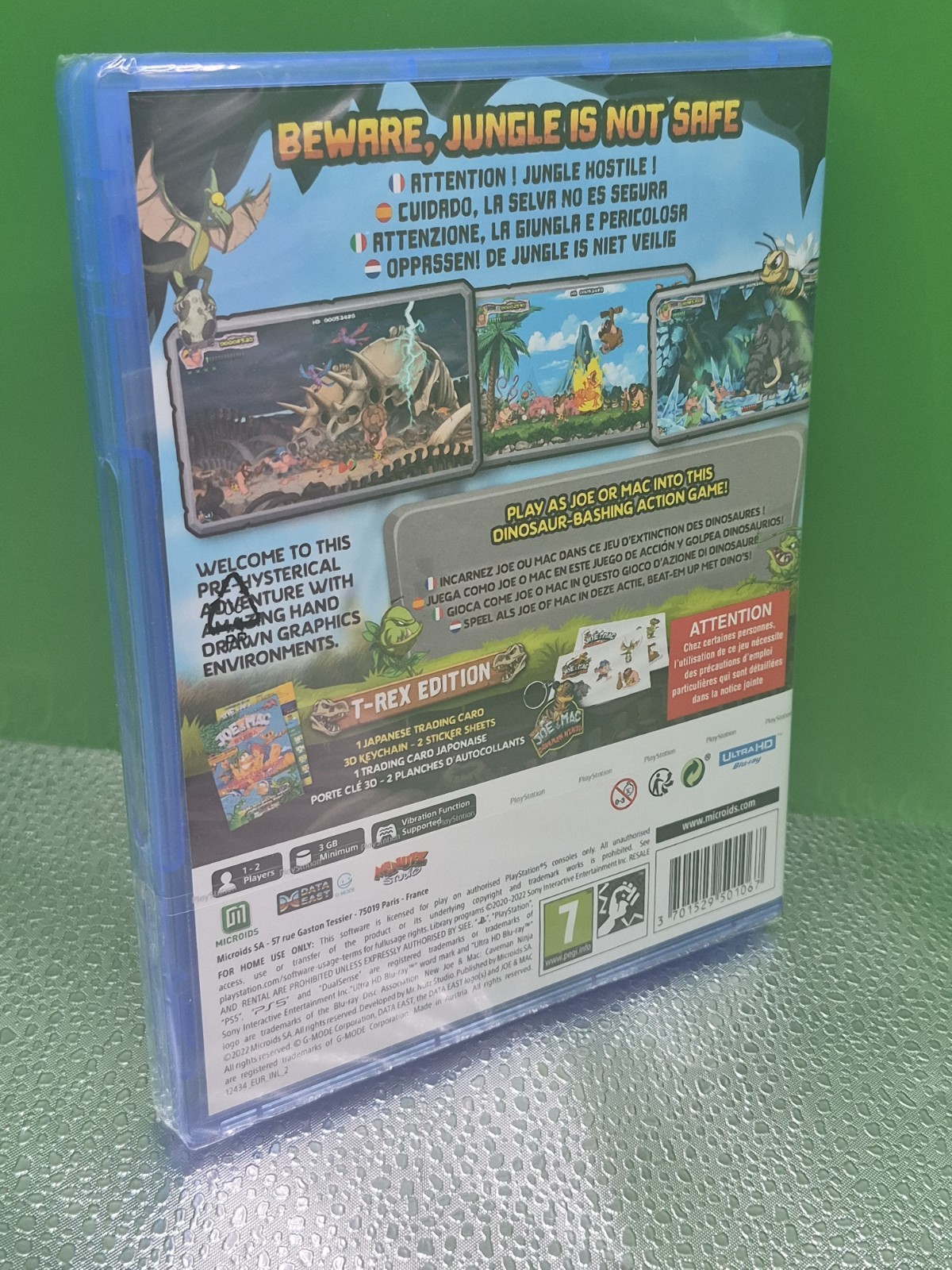 Microids New Joe & Mac: Caveman Ninja T-Rex Edition PS5 PAL PEGI 7 💥 Sealed