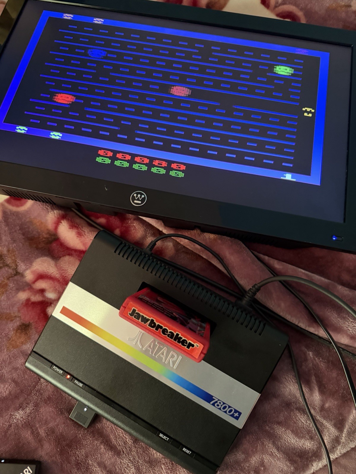 Atari 2600 RARE JAWBREAKER, Wall Ball, frogger 2 Three deep, Crystal Castles XE