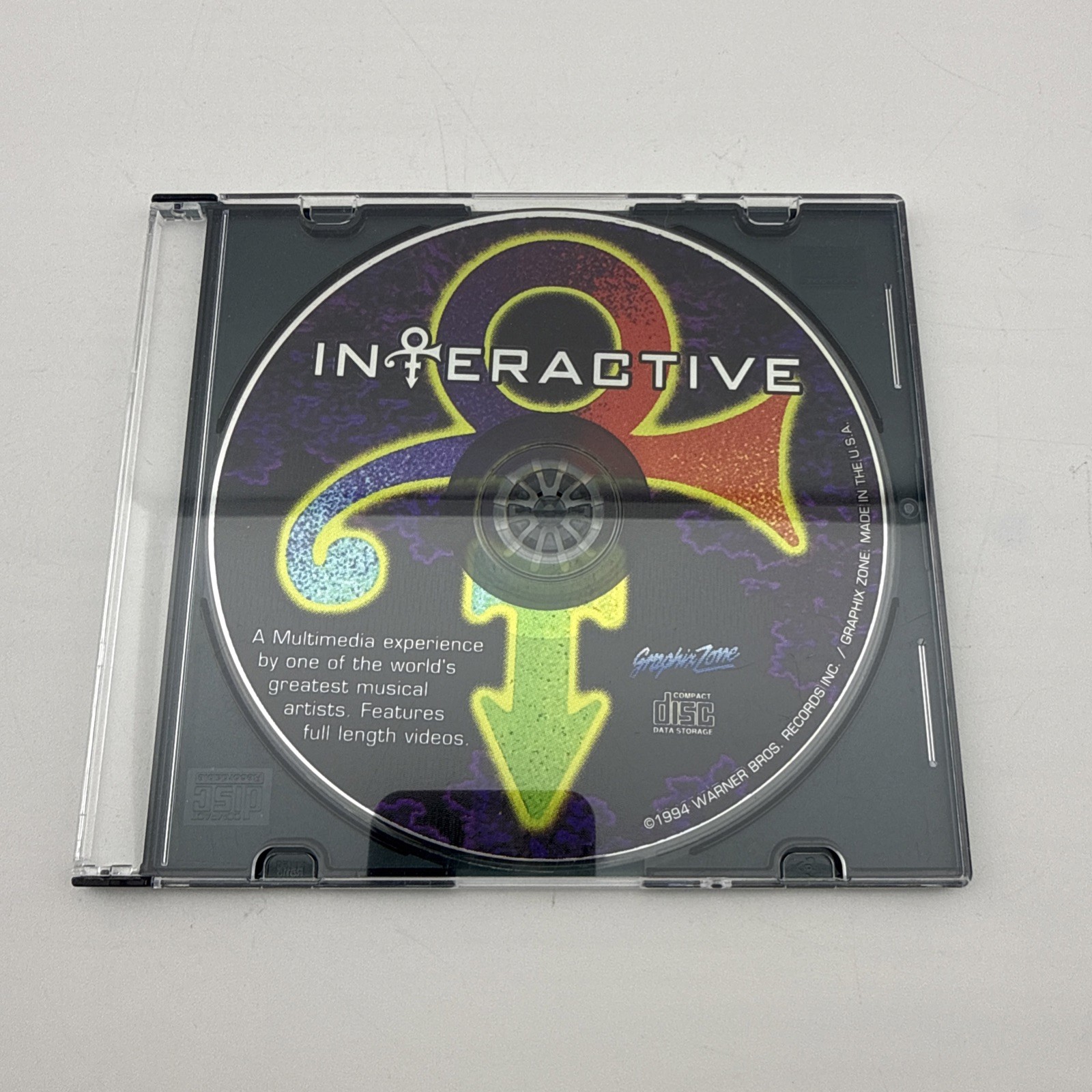 Prince Interactive CD-ROM PC Game 1994 Warner Bros Records USA