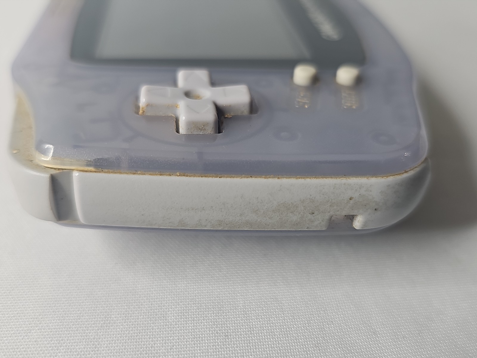 Nintendo Game Boy Advance Handheld Gaming Console Clear Glacier Gray | AGB-001