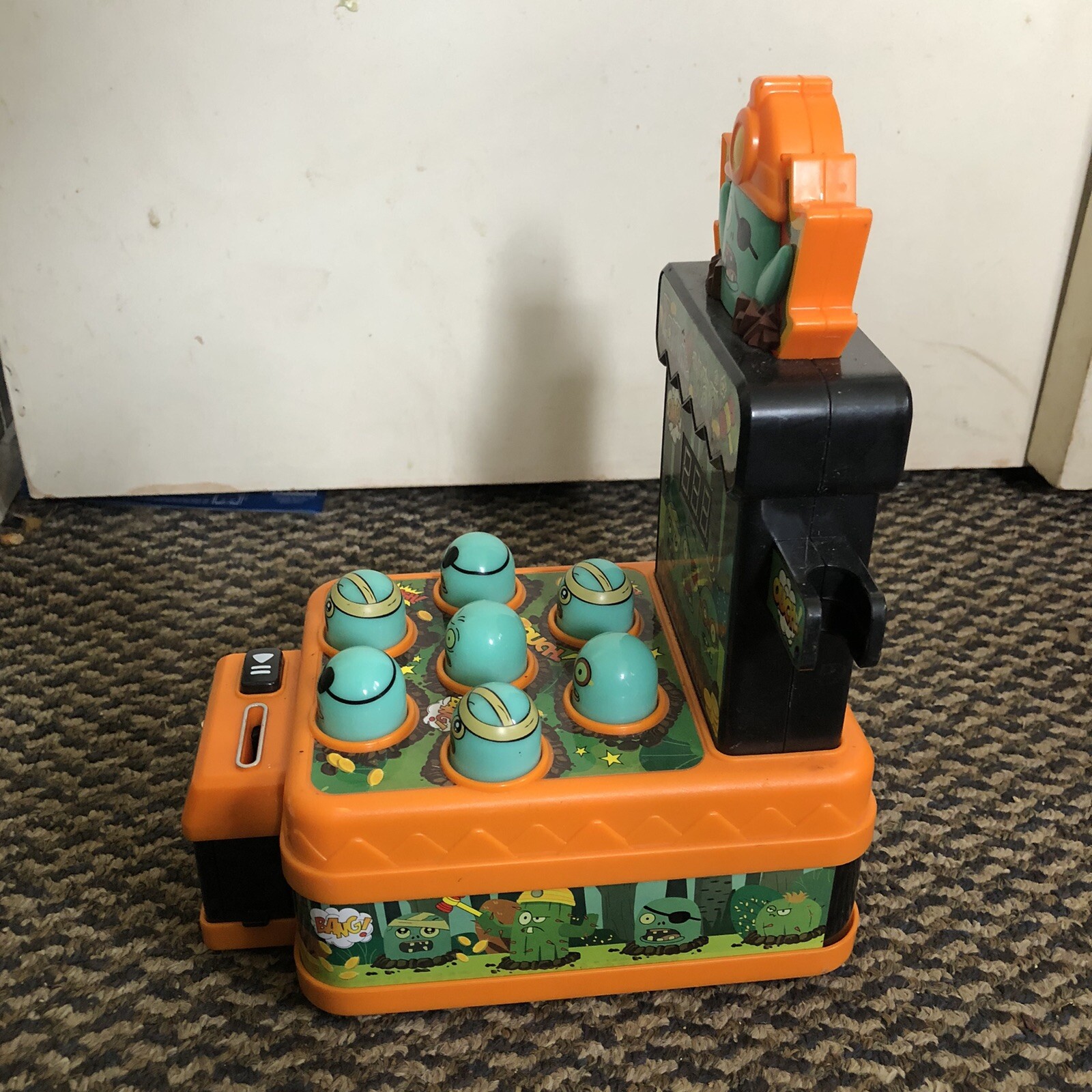 ZOMBIE WAR WhacK A Zombie Party Game LED Score Board Like Whack A Mole Game