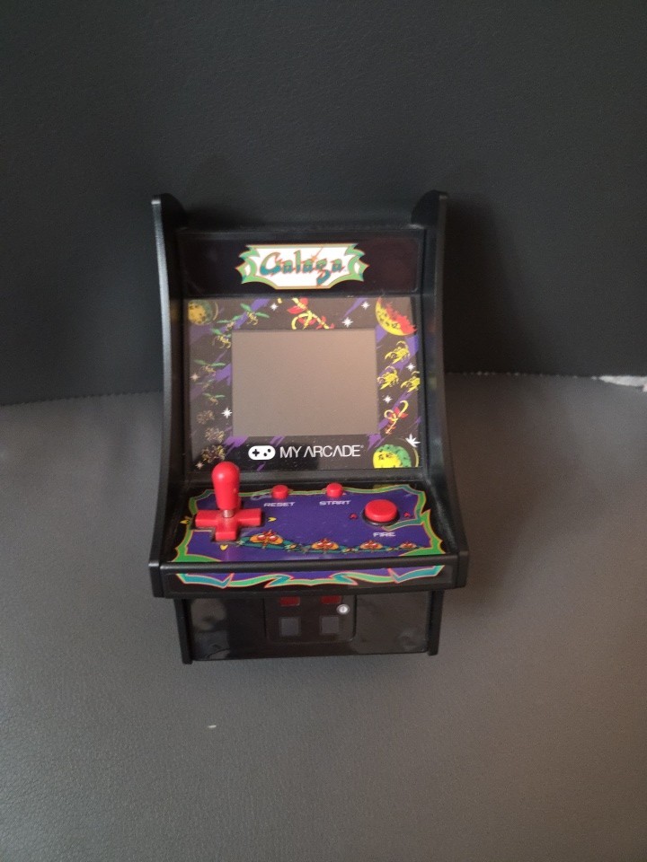 Galaga Mini My Arcade Cabinet Game Machine Retro Micro Player Tested Working