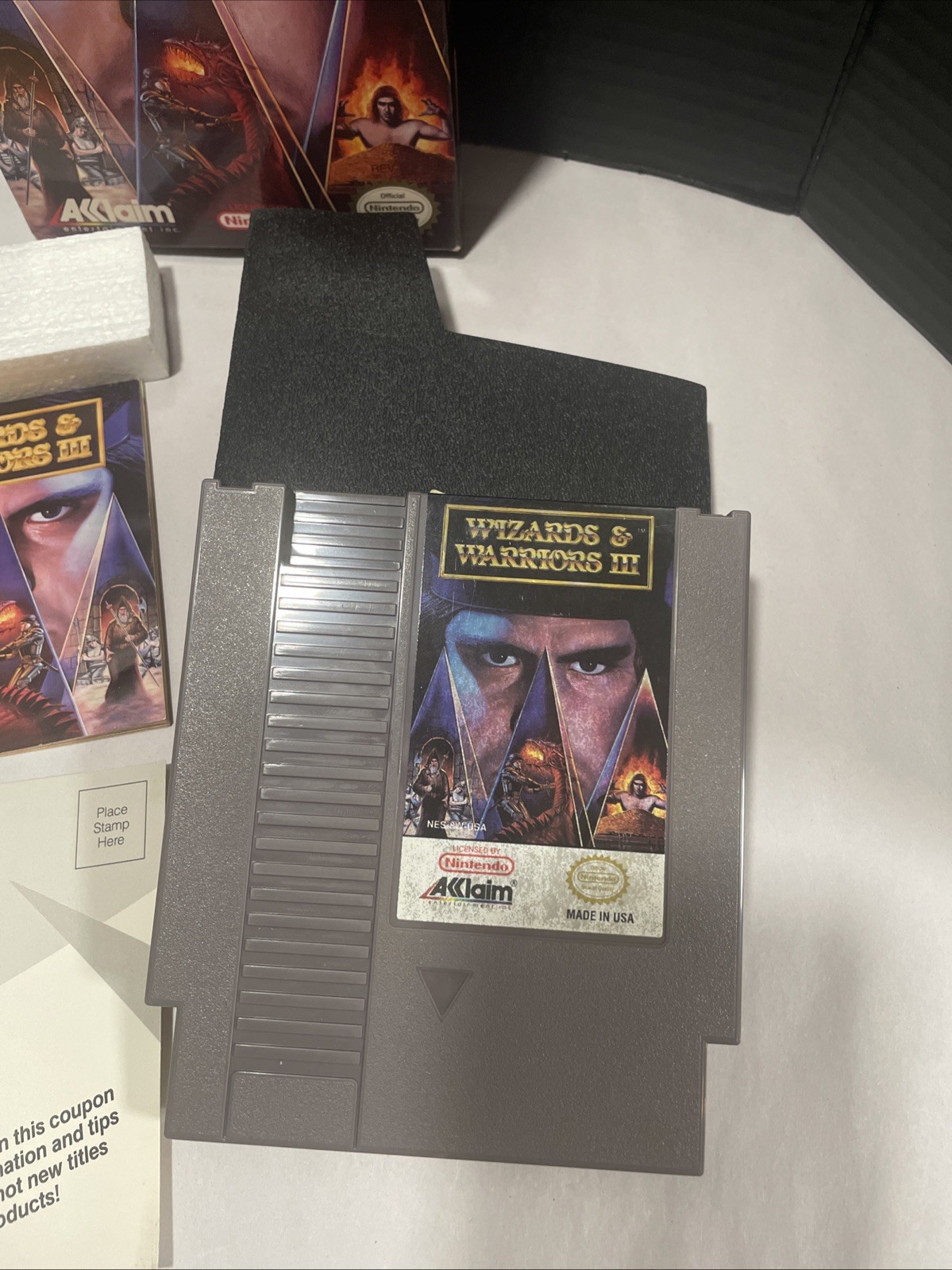 #645 Wizards & Warriors III CIB Oval seal nintendo NES Very Good