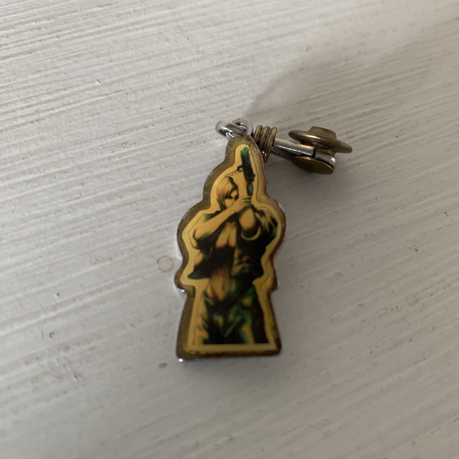Parasite Eve 2 II Aya Brea Keychain Zipper Pull PlayStation 1999 Sony PS1 Rare