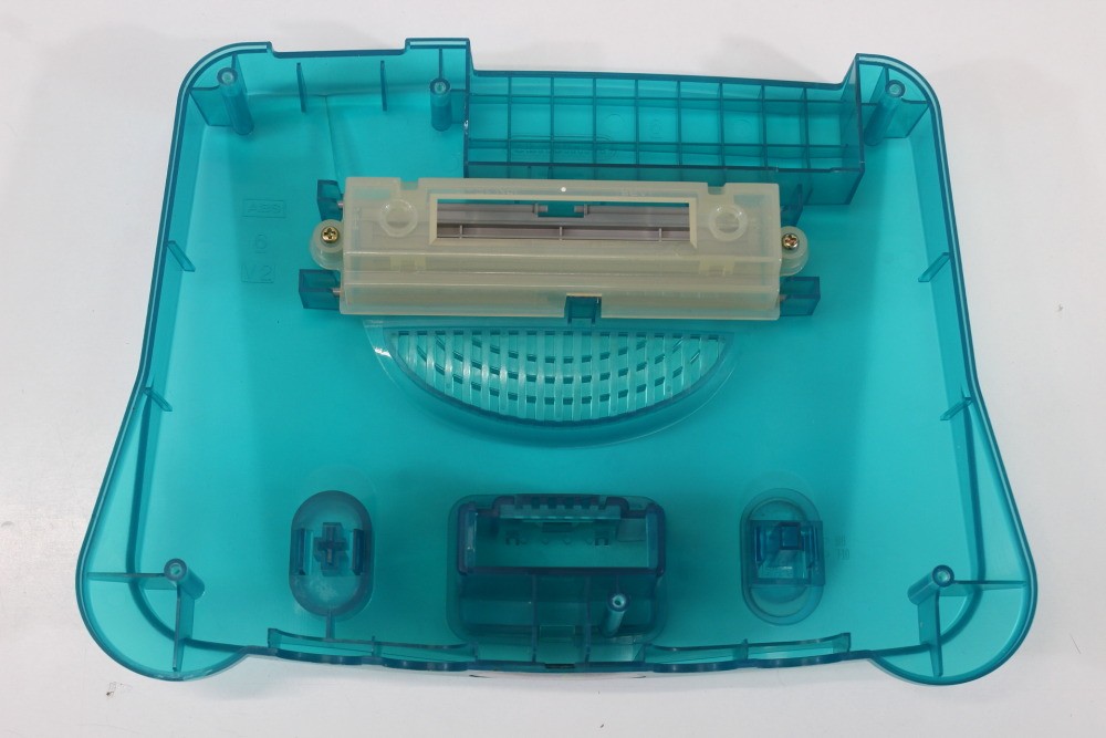 Nintendo 64 N64 OEM Toys R Us Clear Blue White Console Replacement Shell Cos.Da2