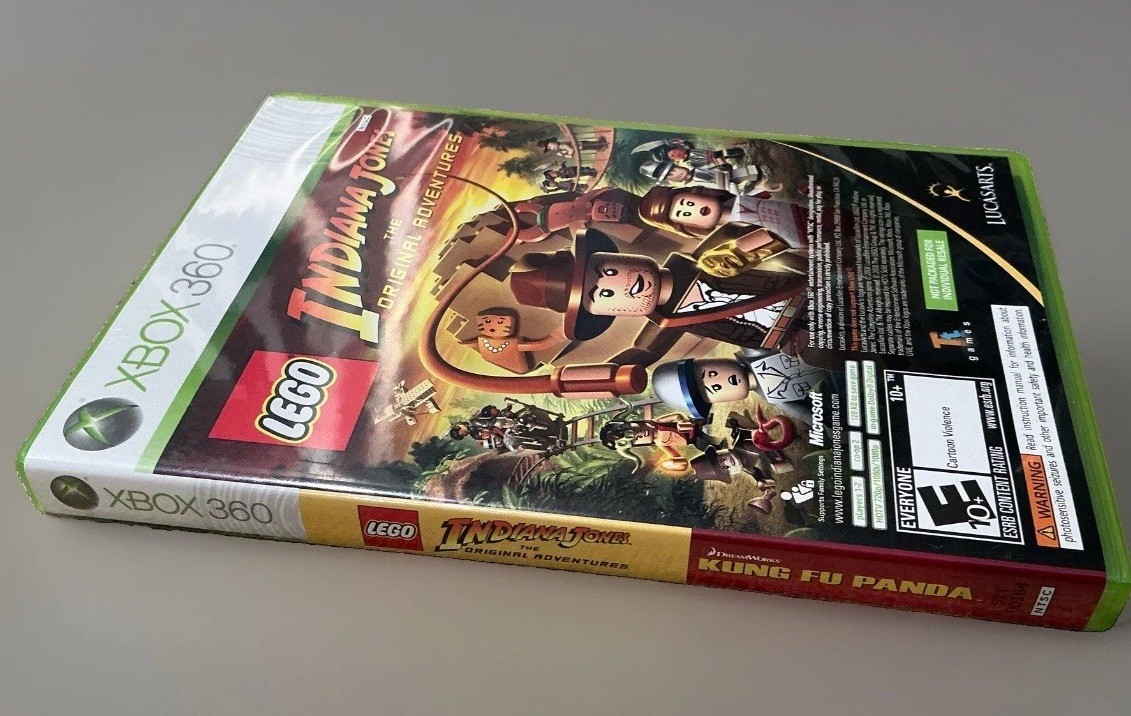 XBOX 360 Lego Indiana Jones: The Original Adventures – Kung Fu Panda 2-in-1 Game