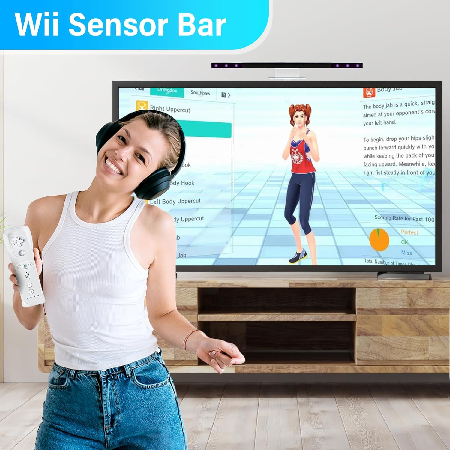 4 in 1 Wii Replacement Cables Set, Wii AC Power Adapter + Wii to Hdmi Converter+