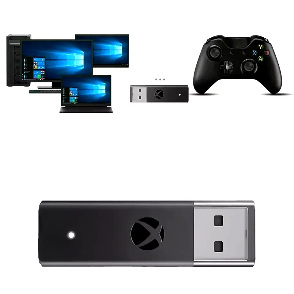 Microsoft Xbox One Wireless Adapter for Windows 10,11 PC/Laptop，2020 Edition