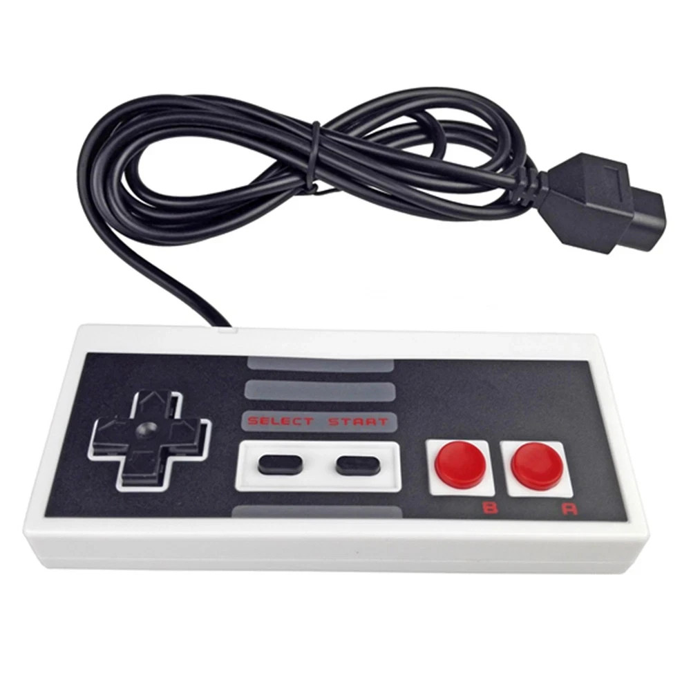 8-Bit Retro Controller 2-Pack, Compatible with Nintendo NES & Famicom FC