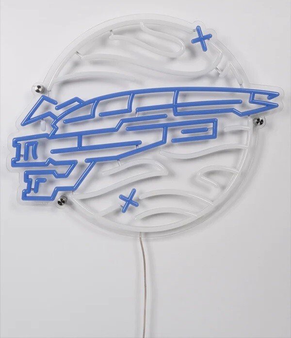 Mass Effect Blue Normandy LED Wall Art Sign Official Sold Out NEW