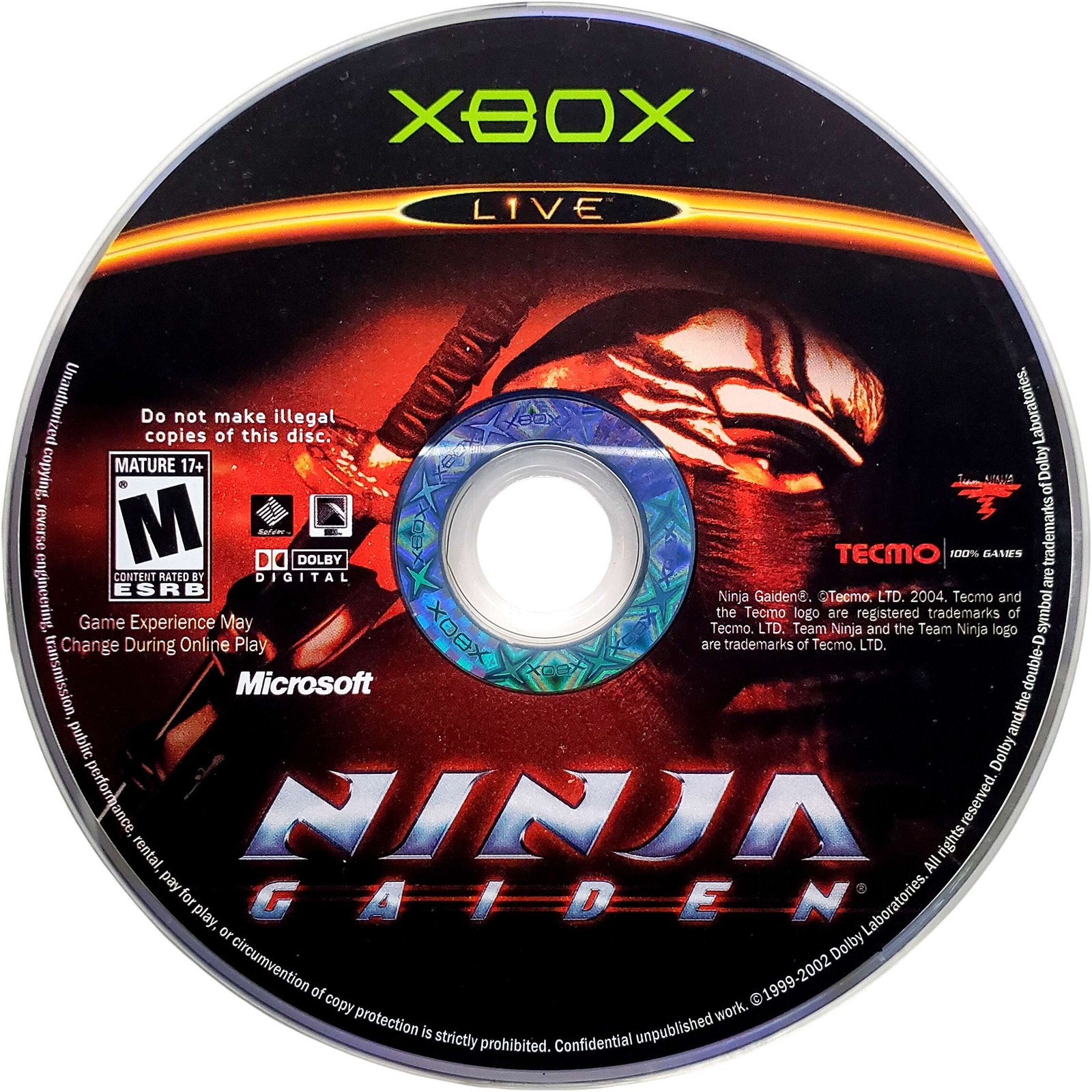 Ninja Gaiden – Microsoft Xbox Pristine Tested 1Y Guarantee