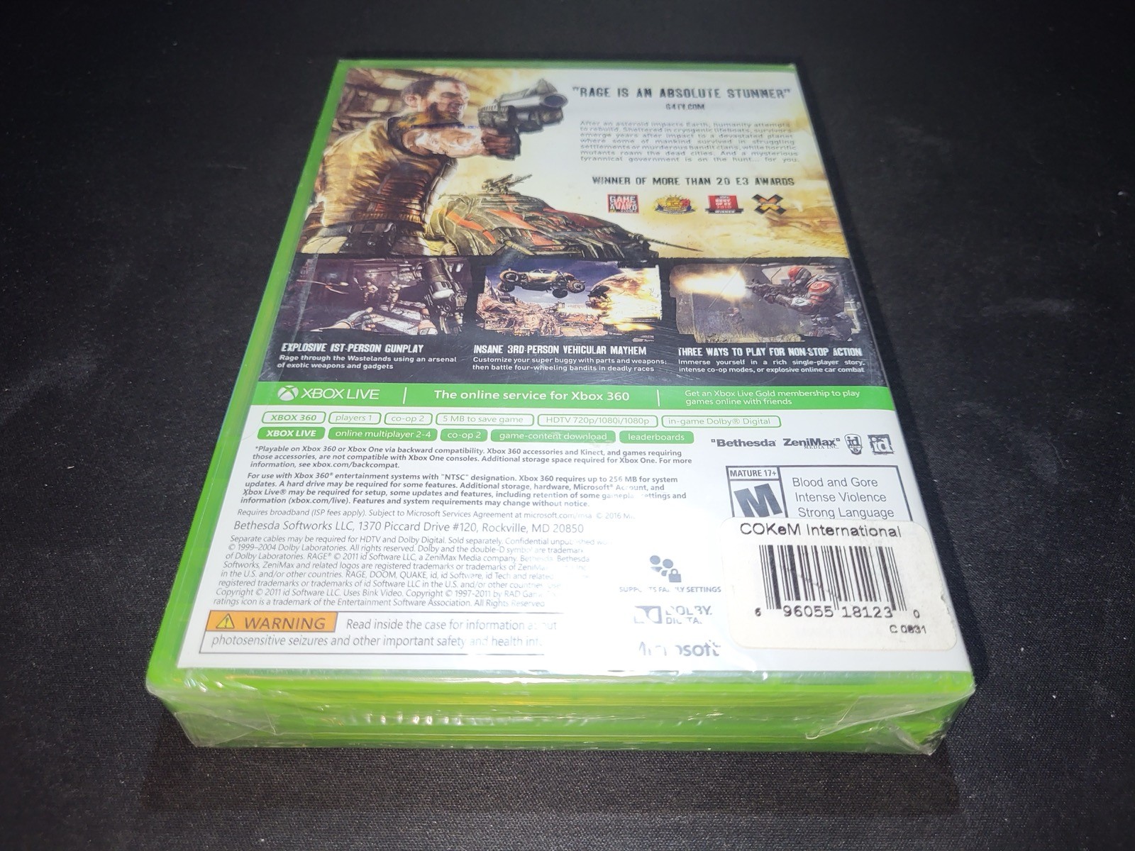 Xbox Greatest Hits 2 Pack Fallout 3 GOTY Edition/Rage Xbox 360/One NEW SEALED