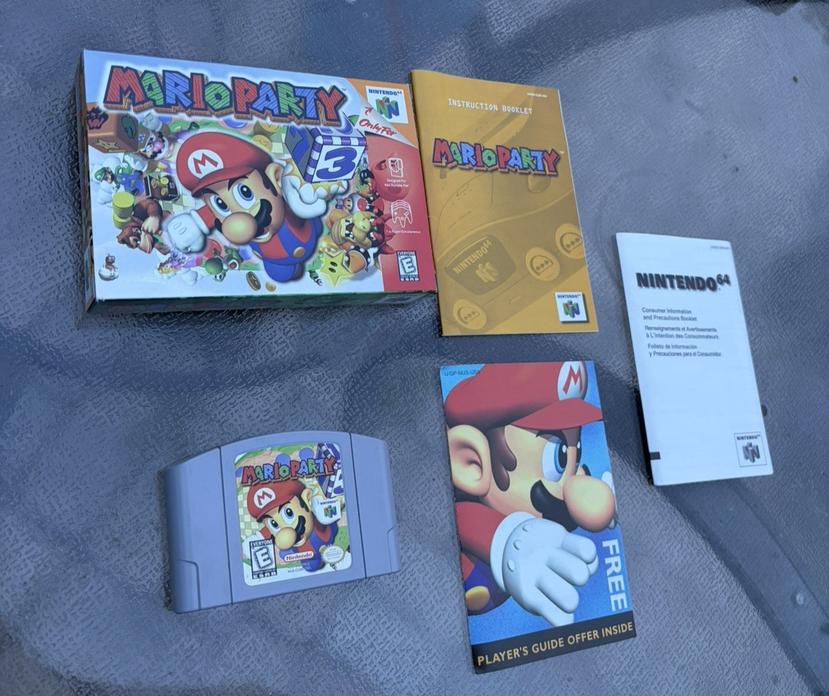 Mario Party N64 Complete In Box CIB Great Shape Nintendo 64