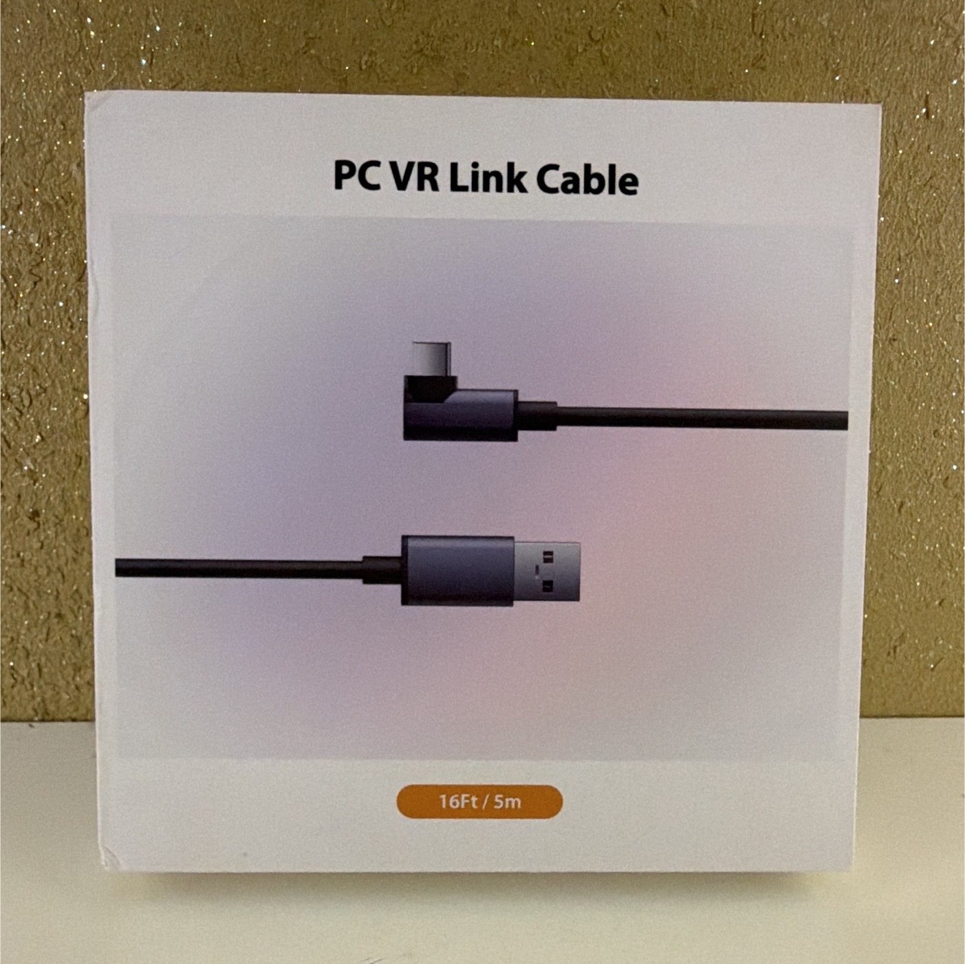 VR Headset PC Link Cable Wired 16ft/5m Black/White Compatible CTA-5 CTC-5