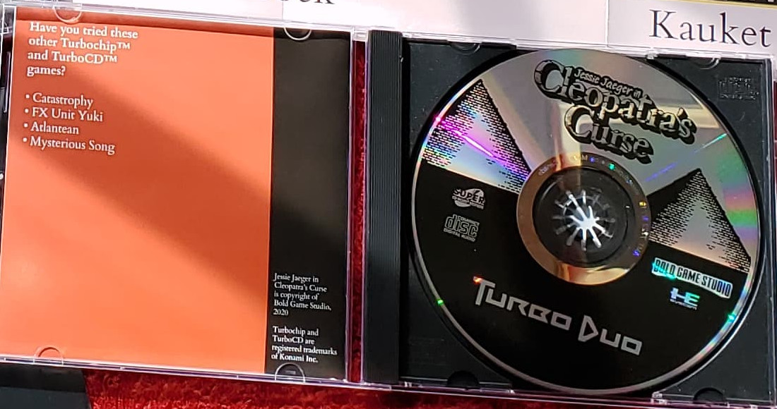 Jessie Jaeger in Cleopatra’s Curse Turbografx Super CD PC Engine New 2021 Sealed