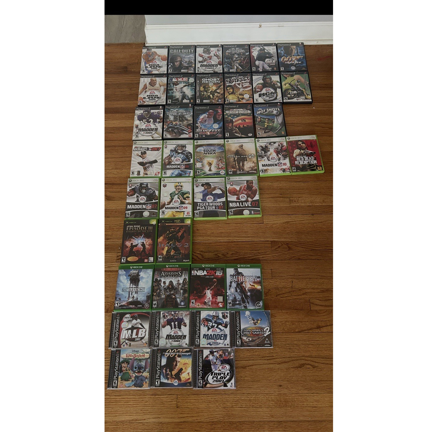 Sony Microsoft Mixed Lot Video Games w/ Cases & Discs NTSC-U/C Sports Shooter