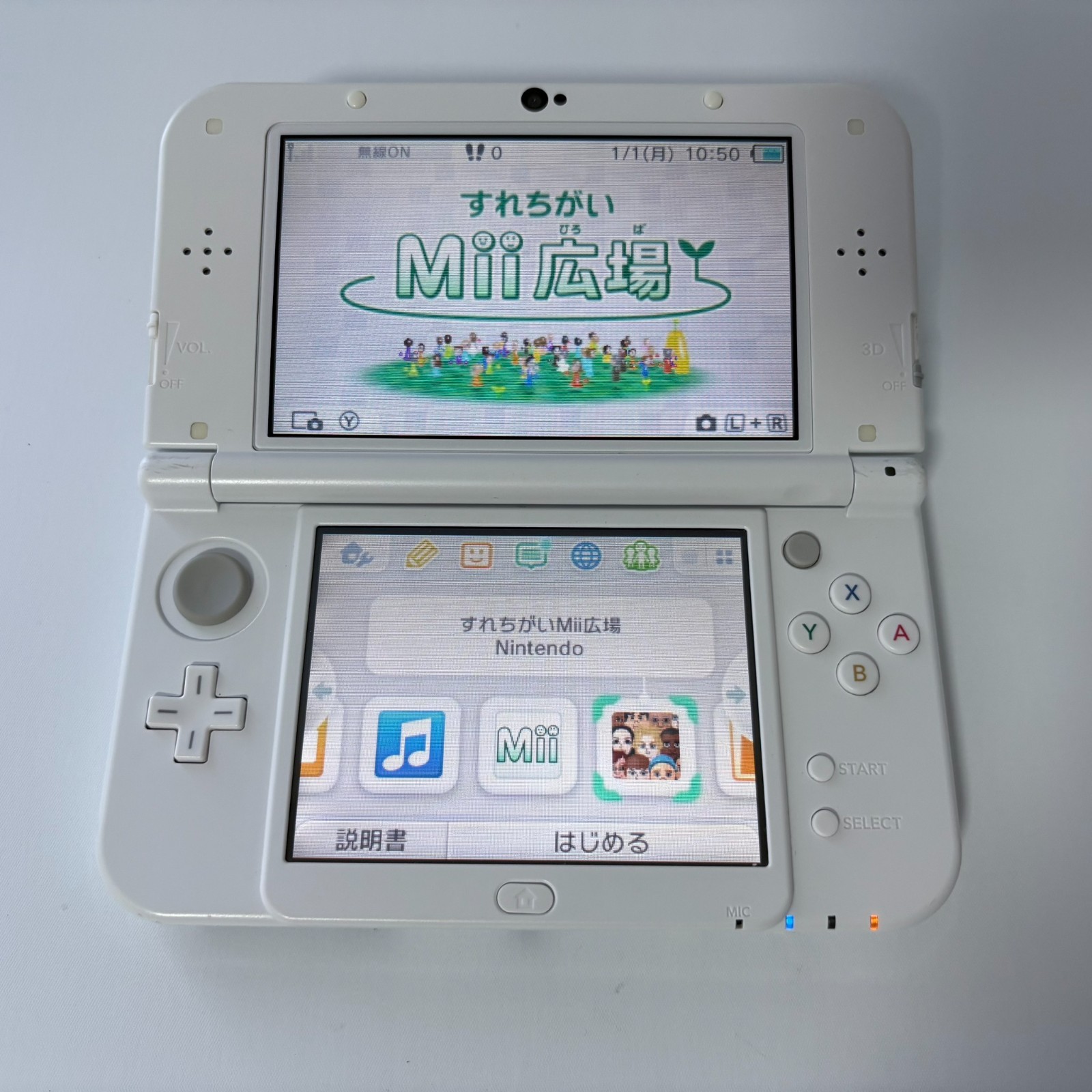 Nintendo new Nintendo 3DS XL LL Pearl White NTSC-J Japanese Edition