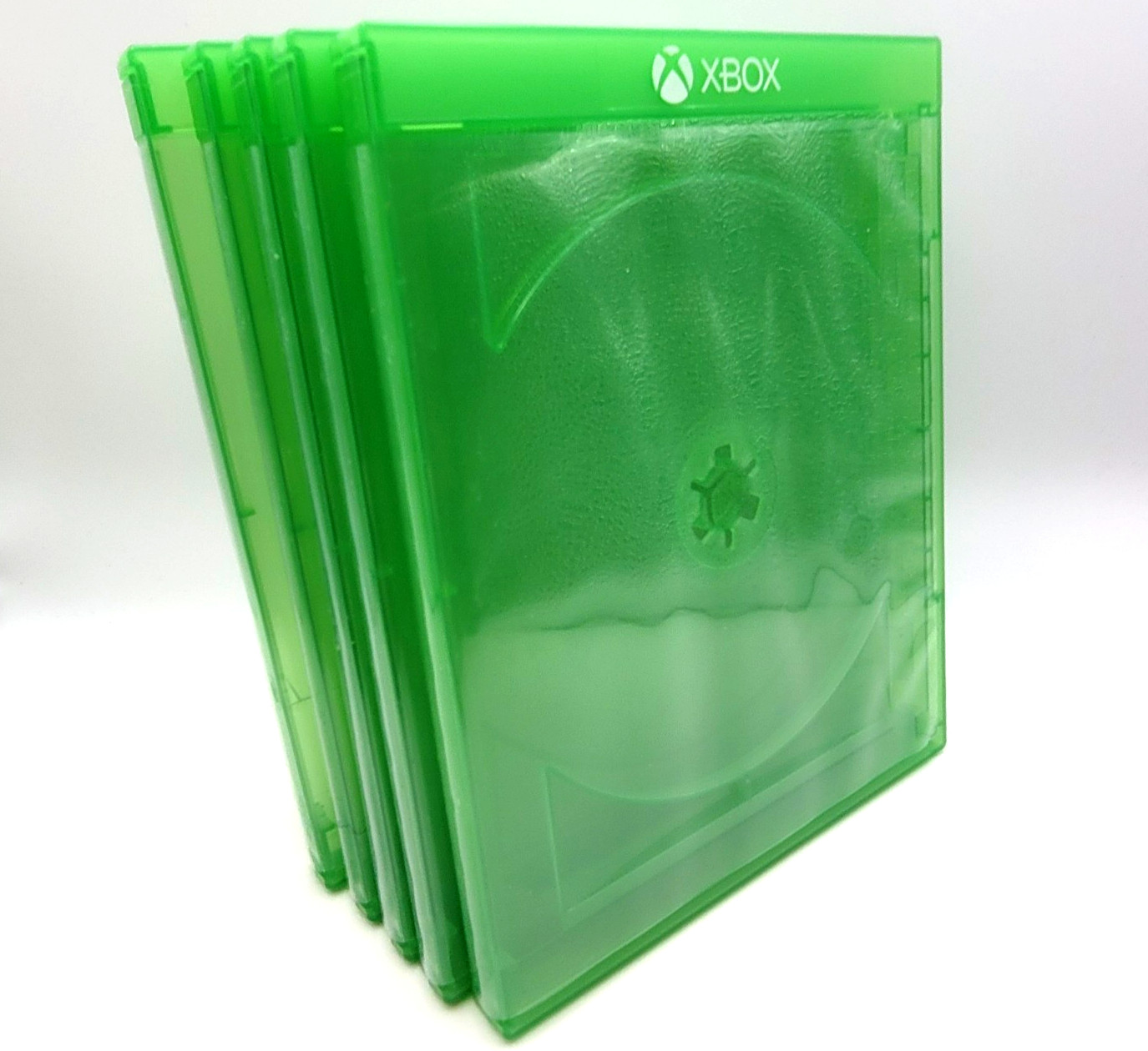 5x XBox One Game Cases Boxes Replacements Microsoft X-Box 1 – Green – Brand New