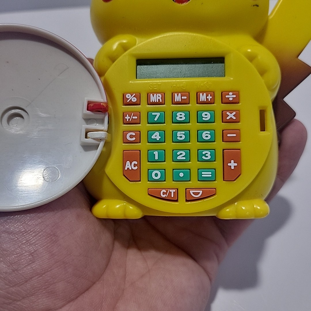 Working VINTAGE Pikachu Talking Calculator Pokémon Calculator 1999