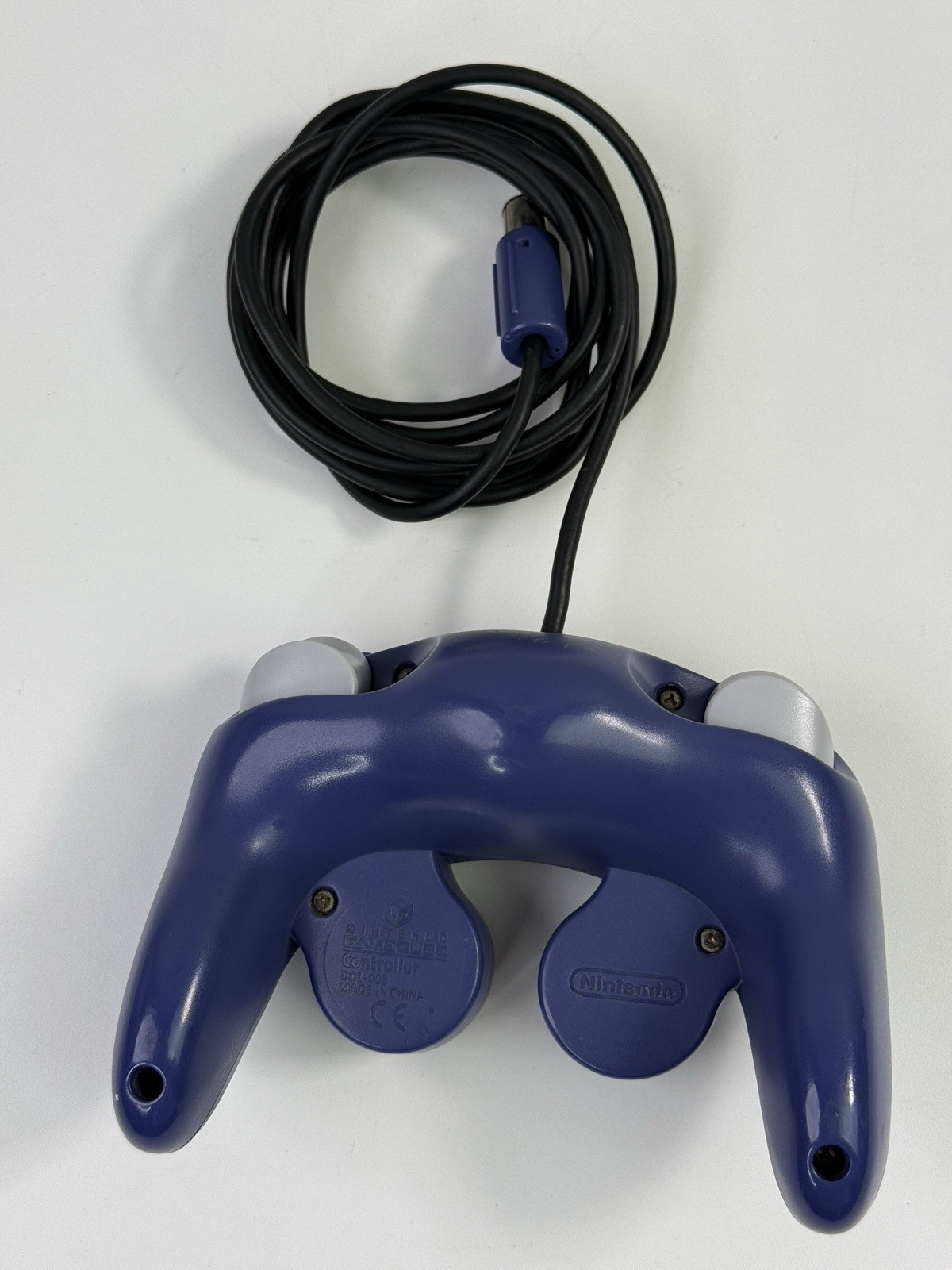 Official OEM Nintendo GameCube Controller Indigo Purple DOL-003 (Left Stick Rub)