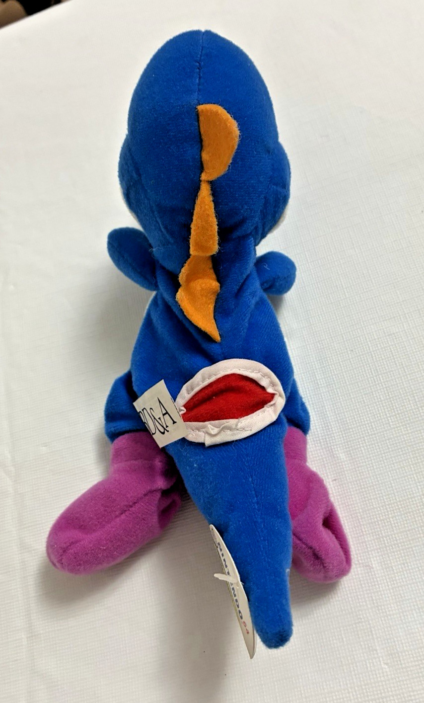 Nintendo 64 Collectibles – Blue YOSHI – Mario Bros. BD&A Beanbag – Rare Vintage!