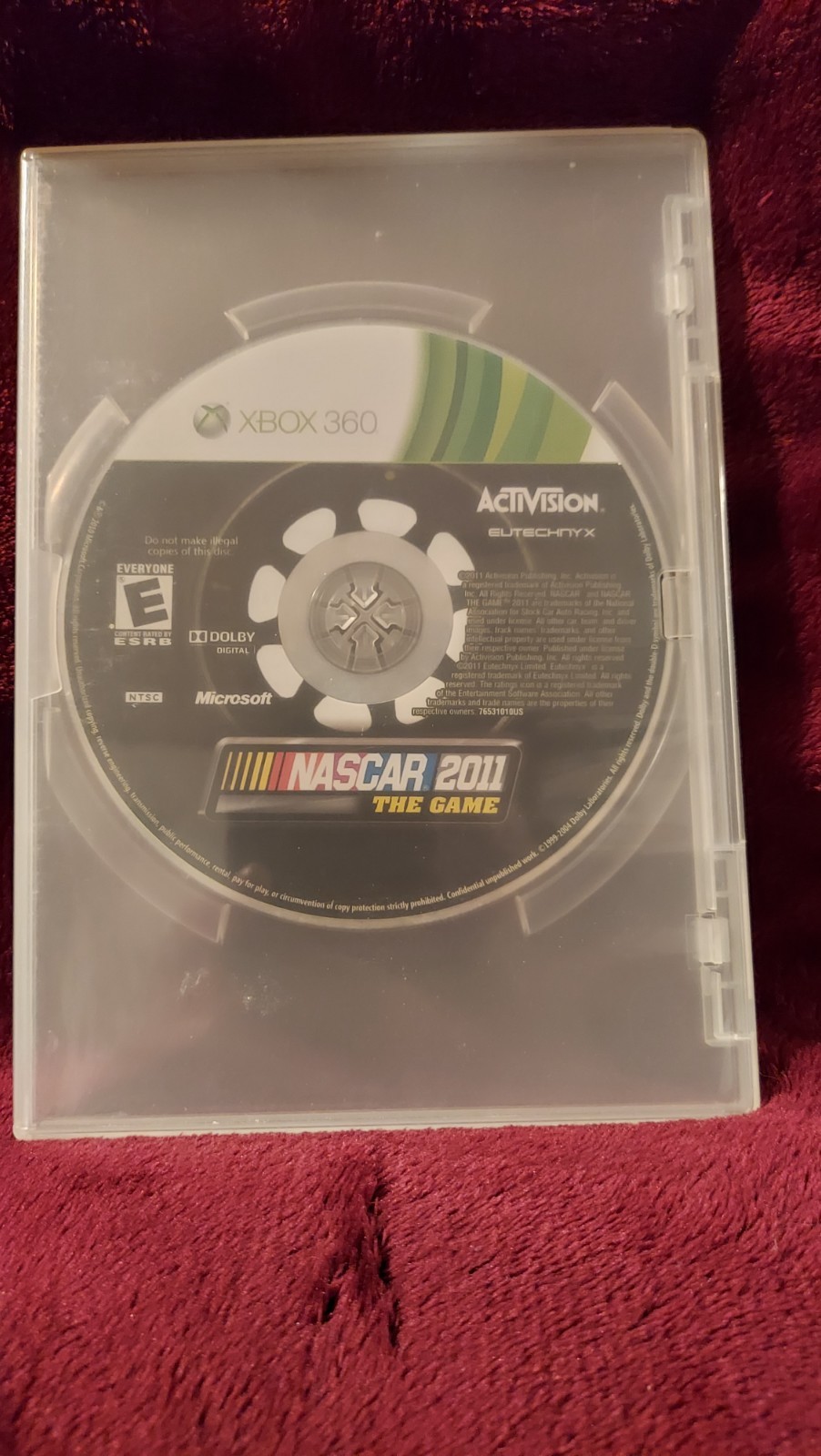NASCAR The Game 2011 Microsoft Xbox 360 Disc Only