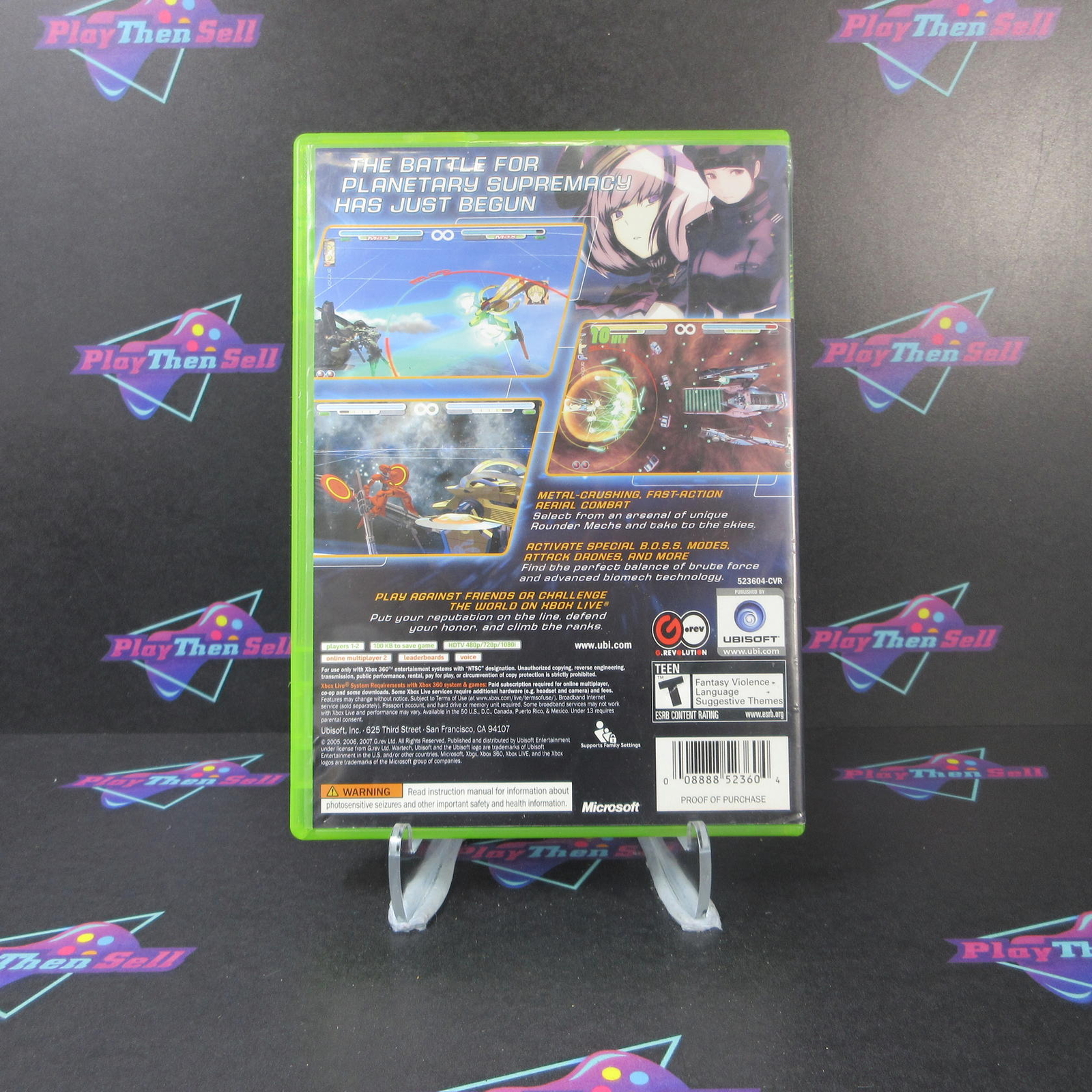 WarTech Senko no Ronde Xbox 360 – Game & Case
