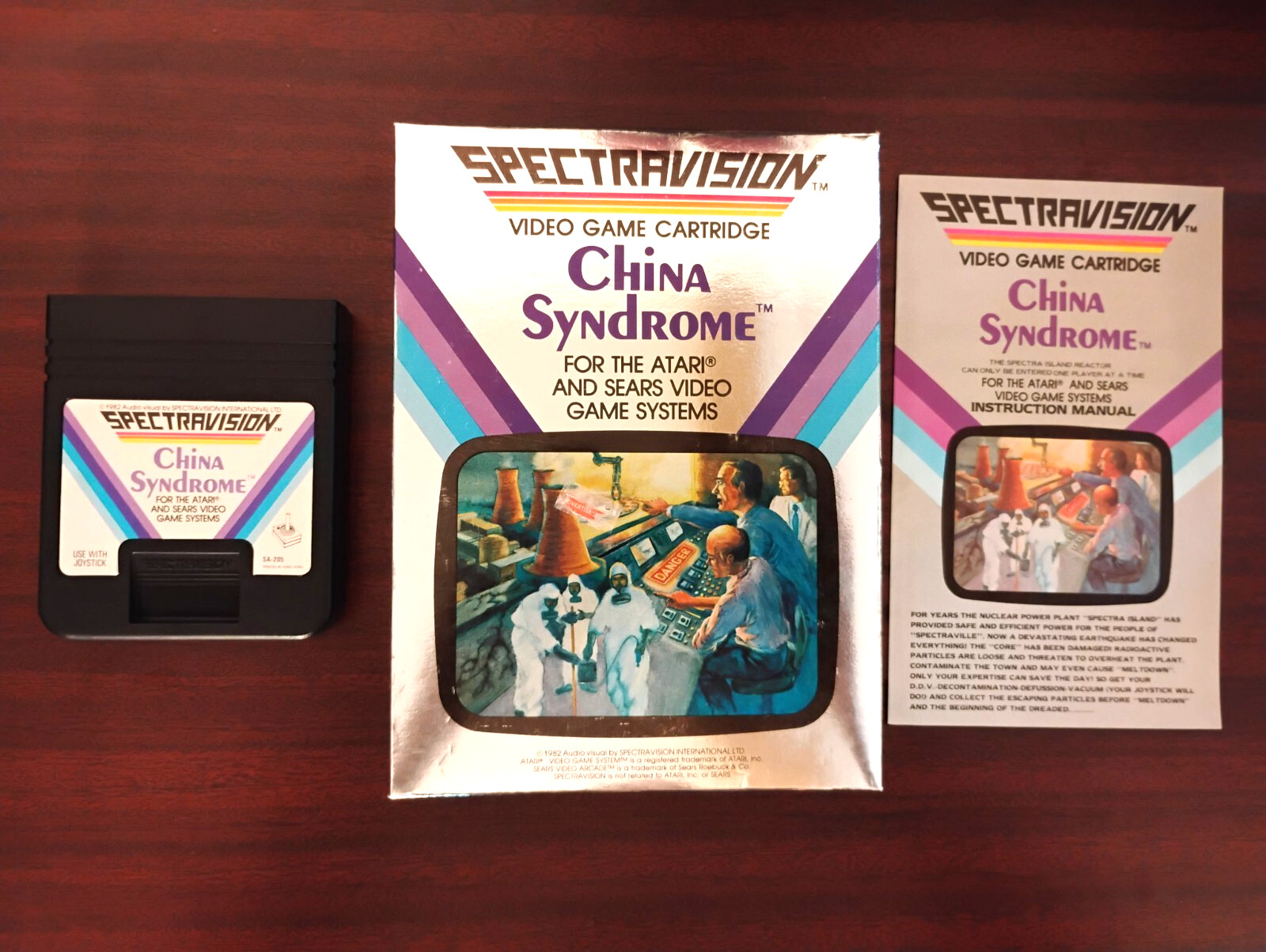 China Syndrome for Atari 2600 Complete In Box CIB Great Shape Tested