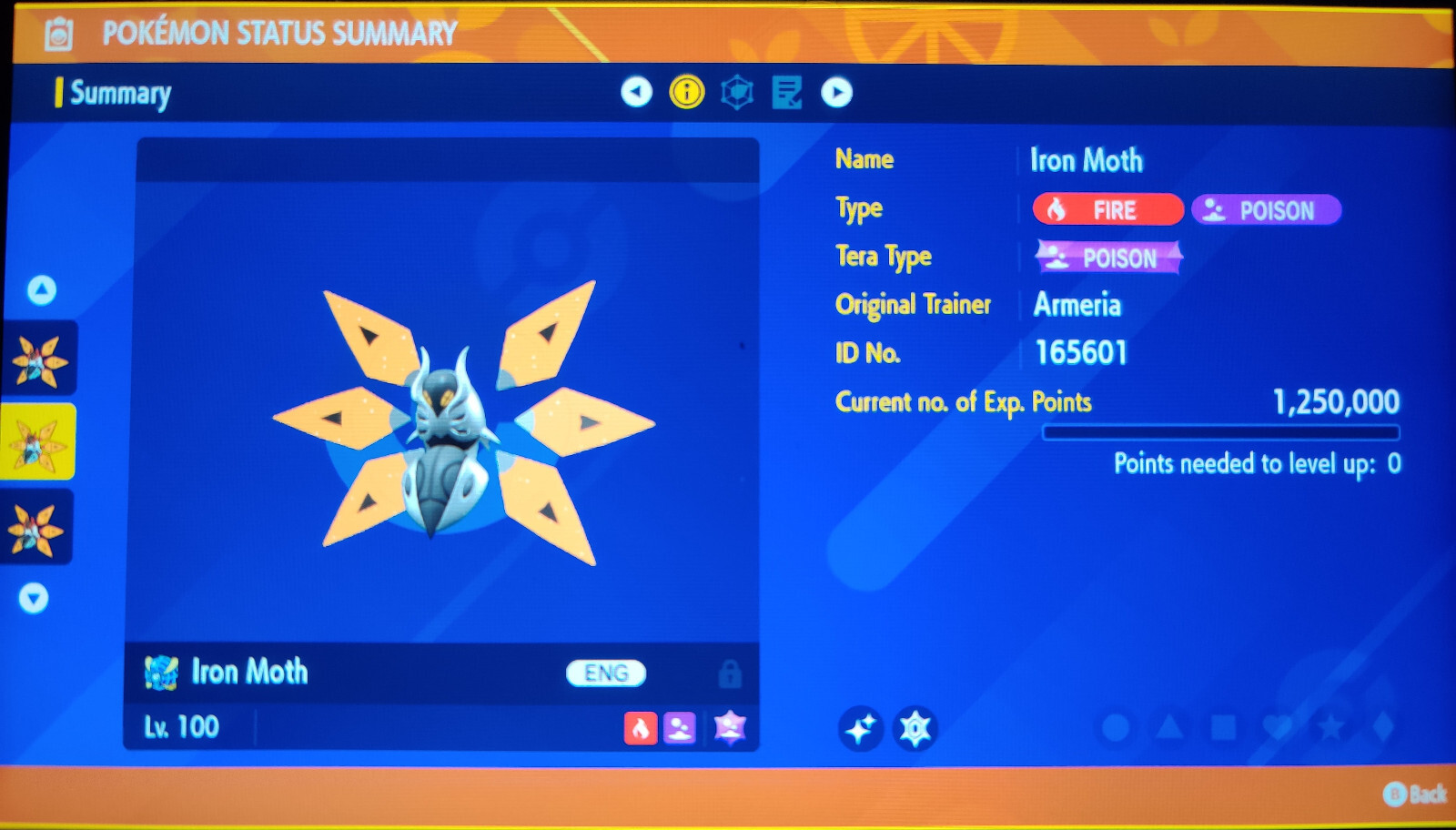 Pokemon Scarlet and Violet ~ Shiny 6IV Paradox Pokemon ~ All Violet Exclusives
