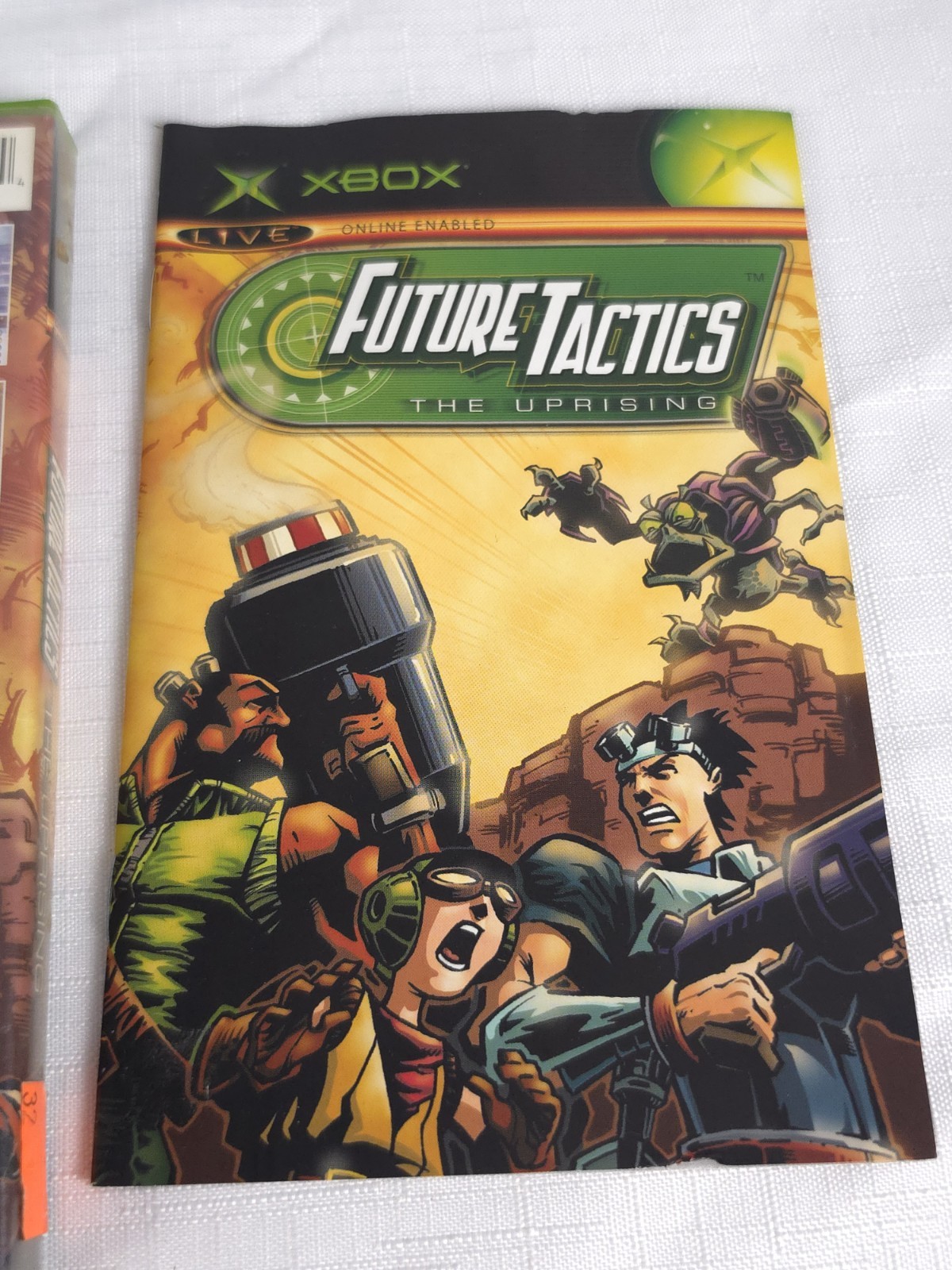 Future Tactics: The Uprising (Microsoft Xbox, 2004) Complete CIB Tested Working