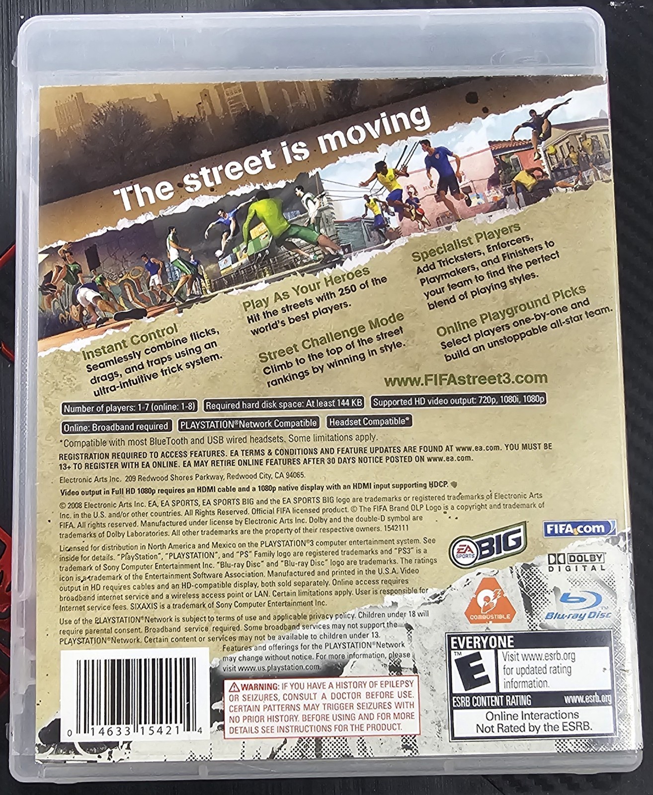 EA SPORTS BIG FIFA Street 3 Sony PlayStation 3 PS3 NTSC-U/C (US/CA) E Soccer