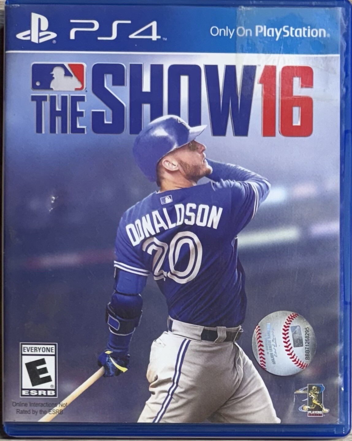 MLB: The Show 16 (Sony PlayStation 4, 2016)
