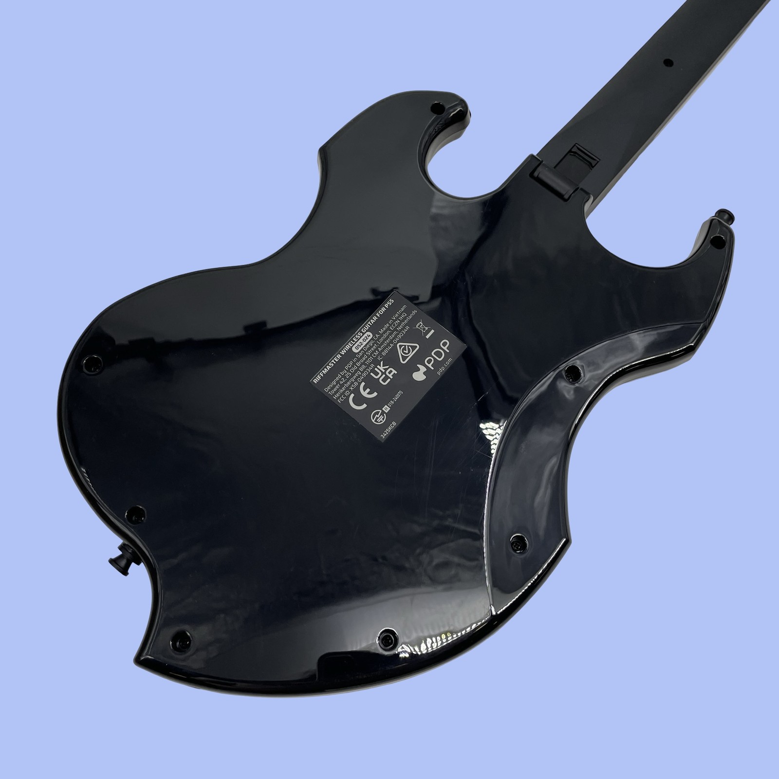 PDP RIFFMASTER Wireless Guitar Controller for PS5 PS4 Black #PF2599