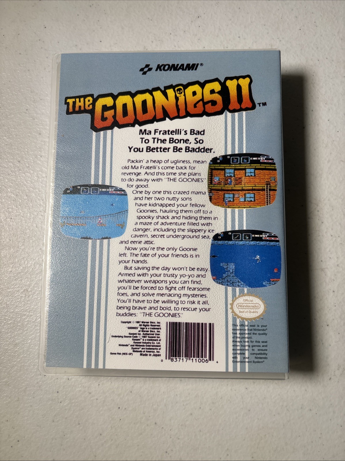 The Goonies II (Nintendo Entertainment System, NES, 1987)
