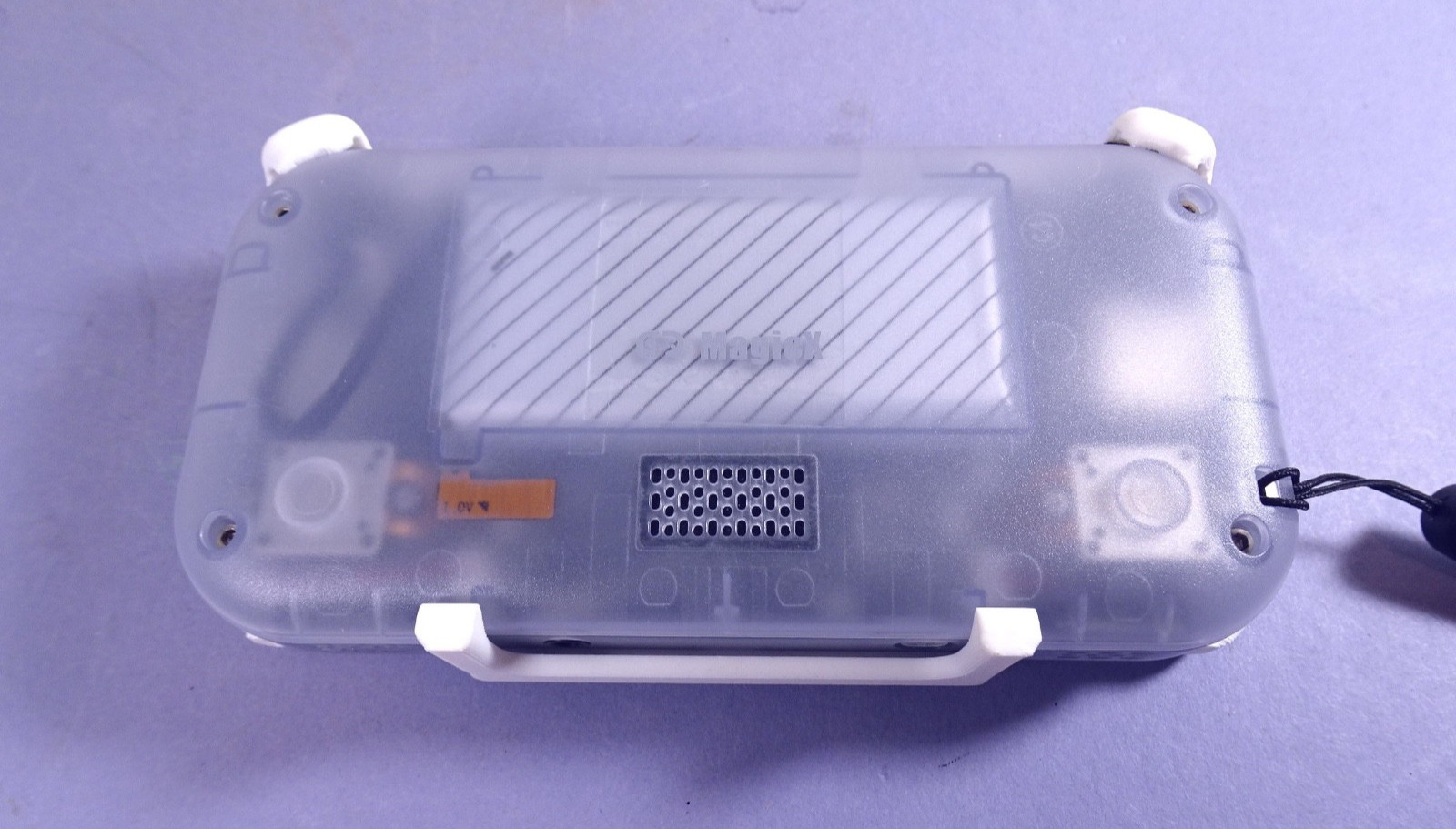MagicX Mini Zero 28 Retro Handheld Game Console Clear Case Pocket Size Gaming
