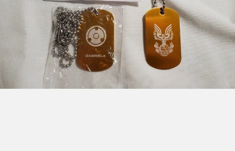 Gabriela Dog Tag EXCLUSIVE Halo Outpost Discovery Convention UNSC 343 Industries