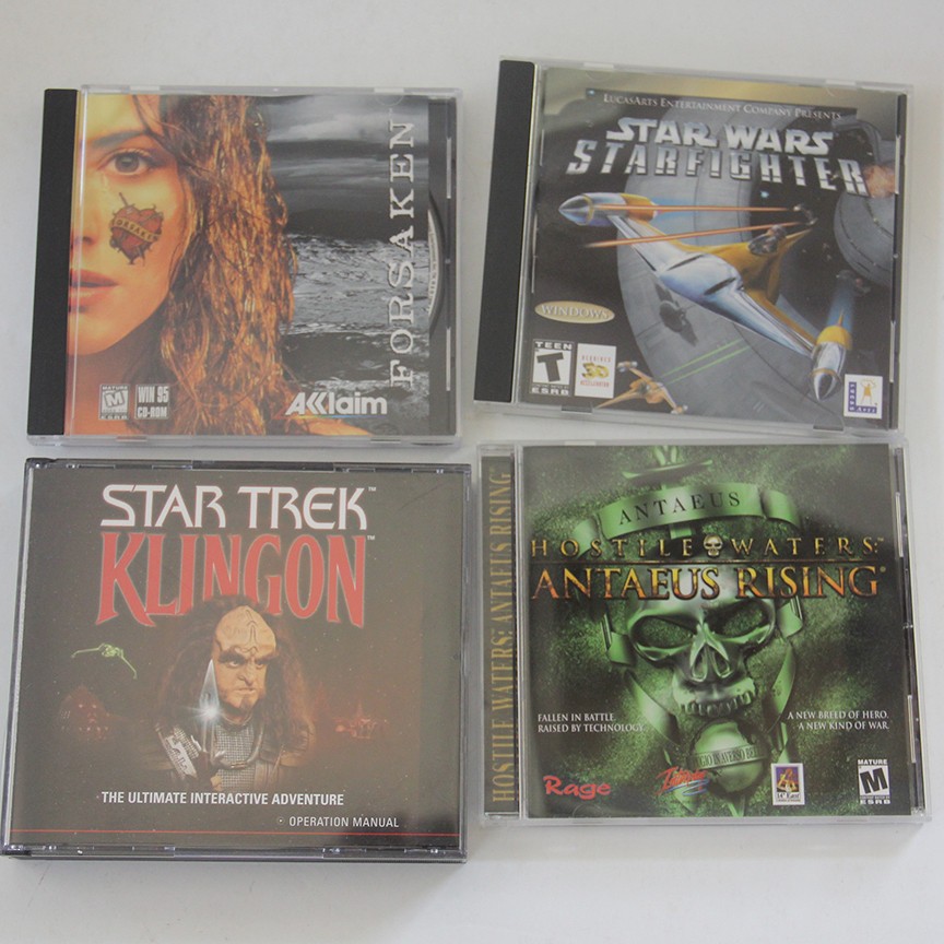 Vintage Video Games PC Win98 XP Huge Lot