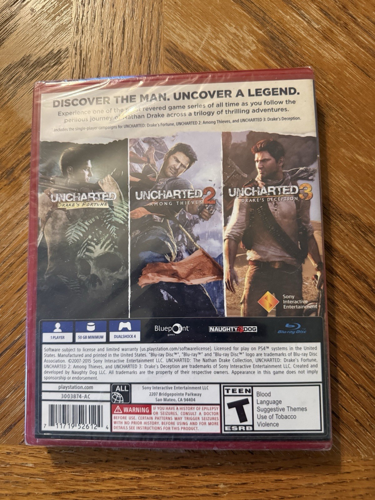 Uncharted The Nathan Drake Collection [ PlayStation Hits ] (PS4) NEW