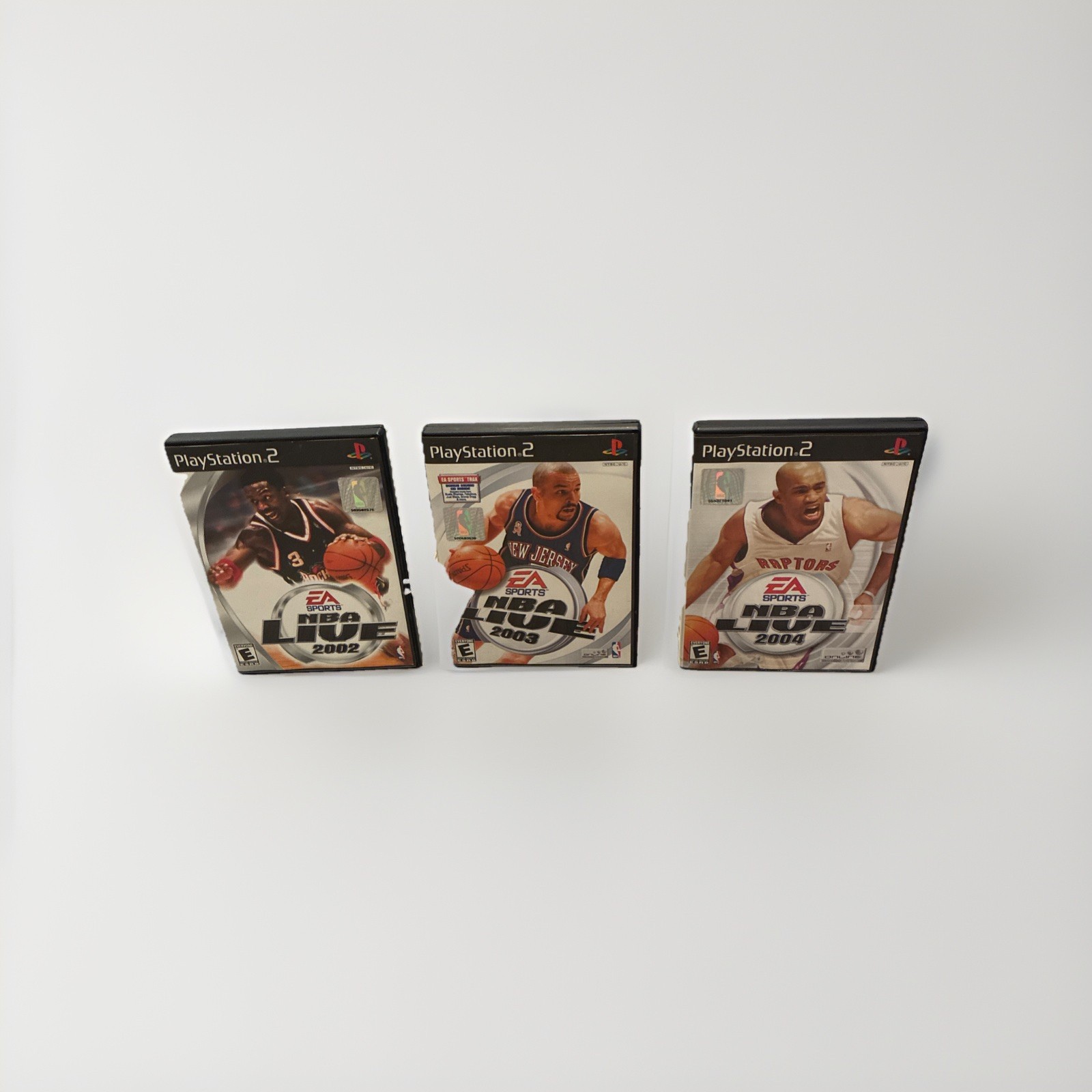 NBA Live 2002 + NBA Live 2003 + NBA Live 2004 All With Manuals All Brand New