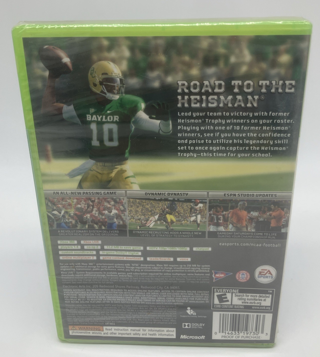 NCAA Football 13 (Microsoft Xbox 360, 2012) Brand New Sealed