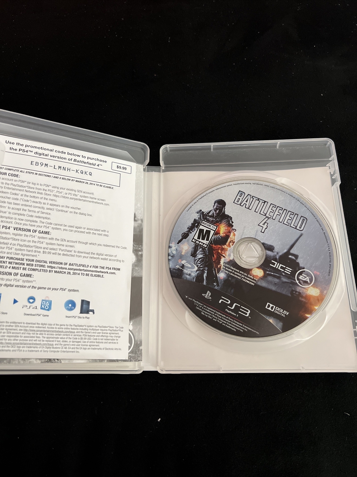 Battlefield 4 (Sony PlayStation 3, 2013)