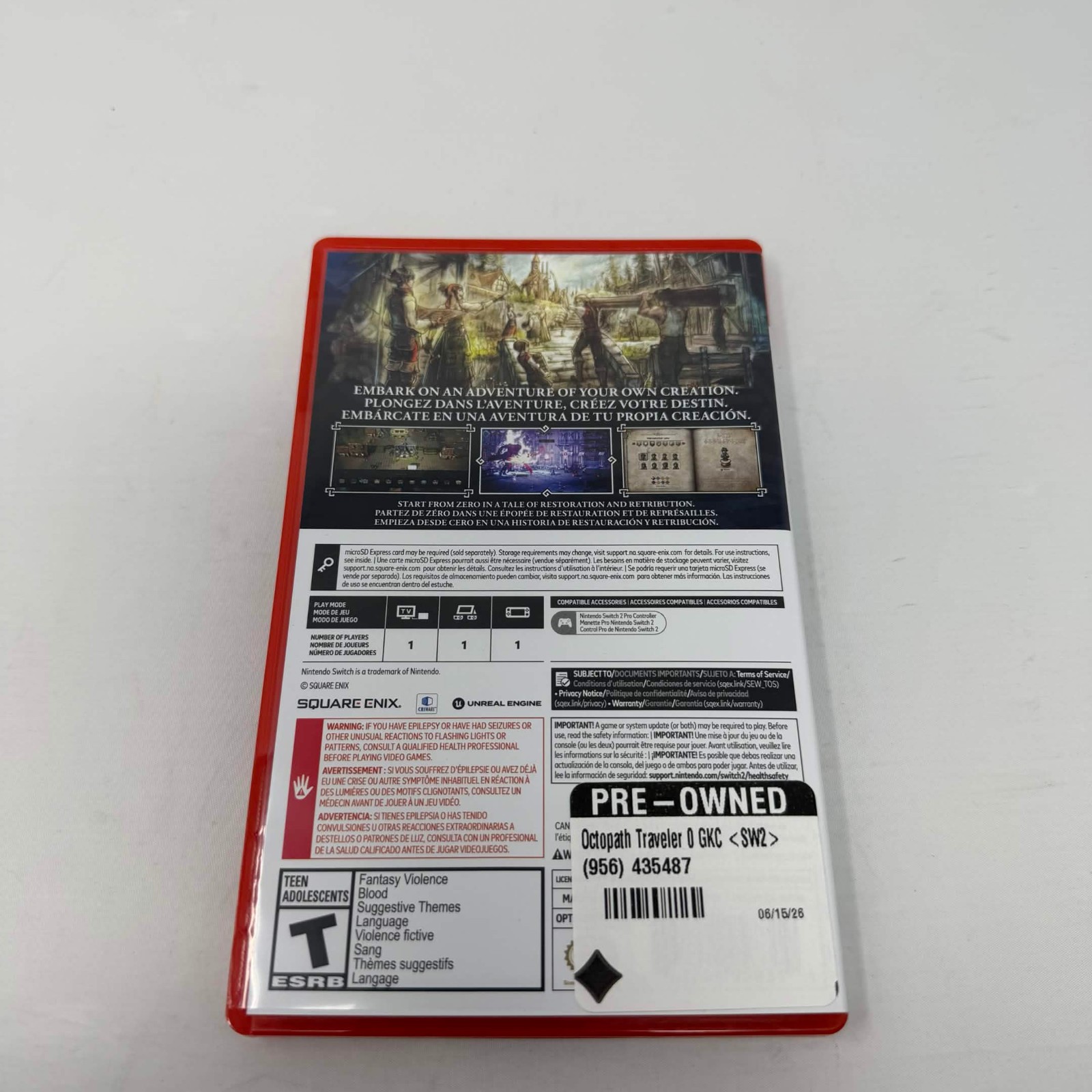 Octopath Traveler 0 – Nintendo Switch 2