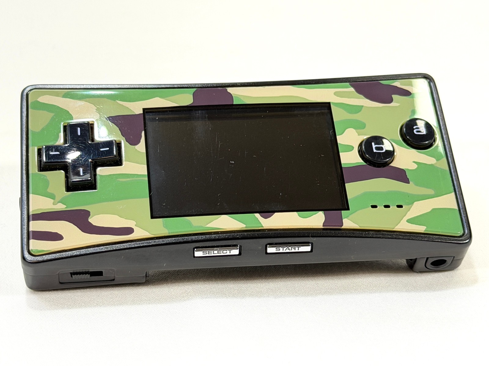 Nintendo Game Boy Micro OXY-001 Camouflage Faceplate w/ Case