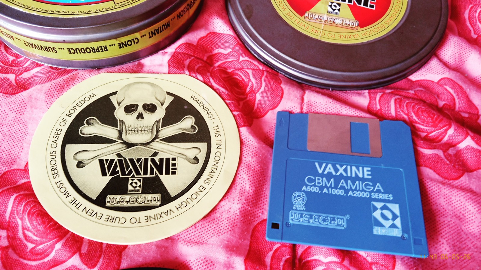 Vaxine – Commodore Amiga A500 / A1000 / A2000 Series – U.S. 1990 GOLD video game