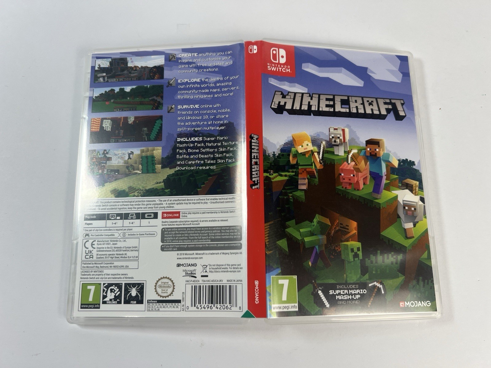 Minecraft Nintendo Switch Game CIB Complete TESTED