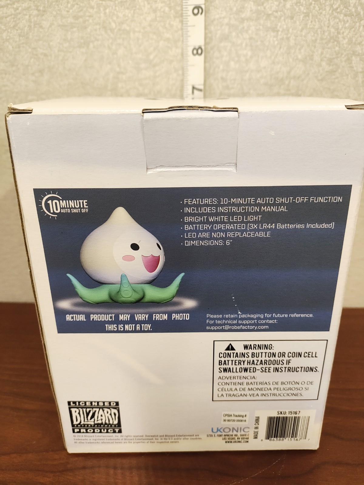OVERWATCH Pachimari MOOD Light LAMP Video GAME Merchandise BLIZZARD 2018 in BOX!