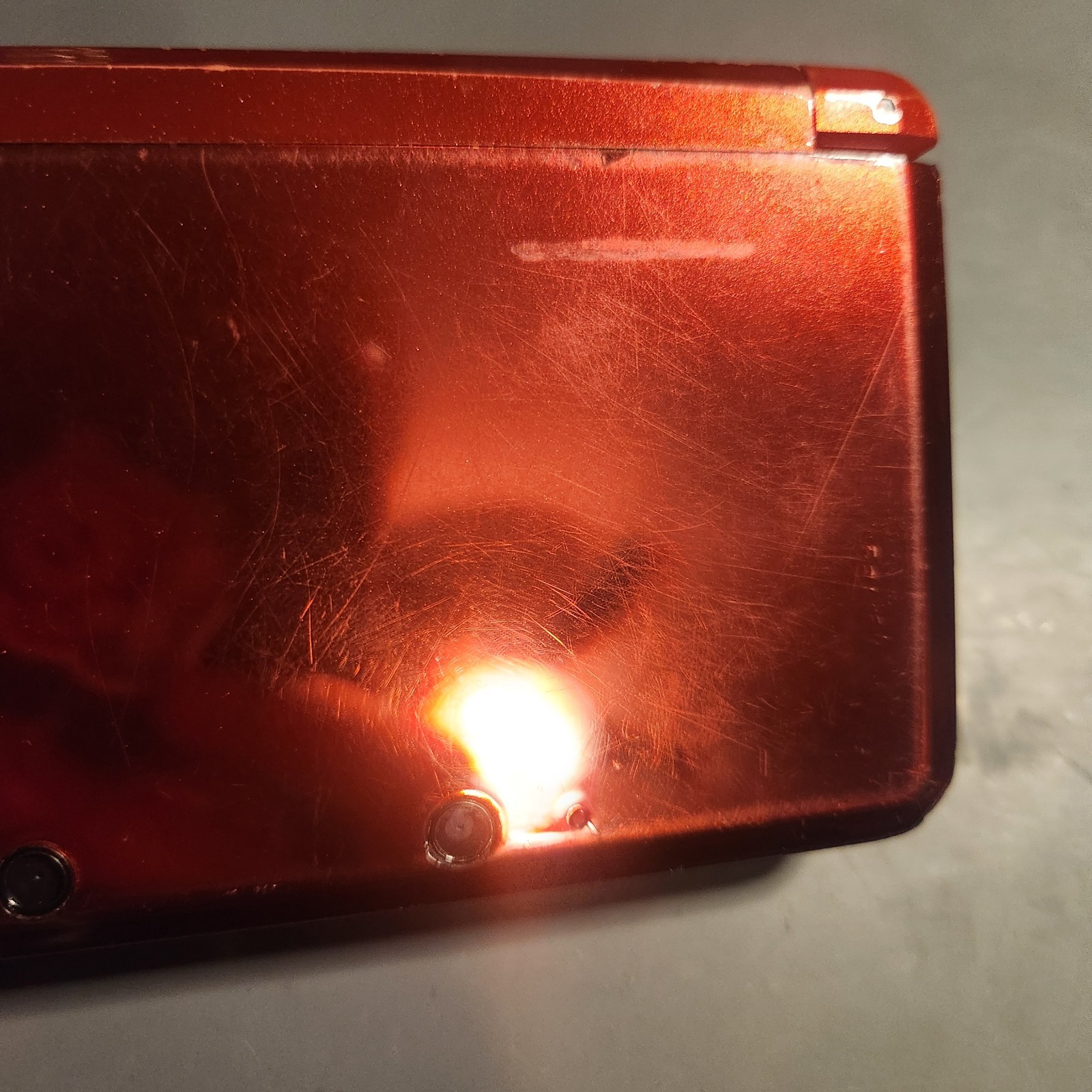 Nintendo 3DS Handheld Game Console Flame Red