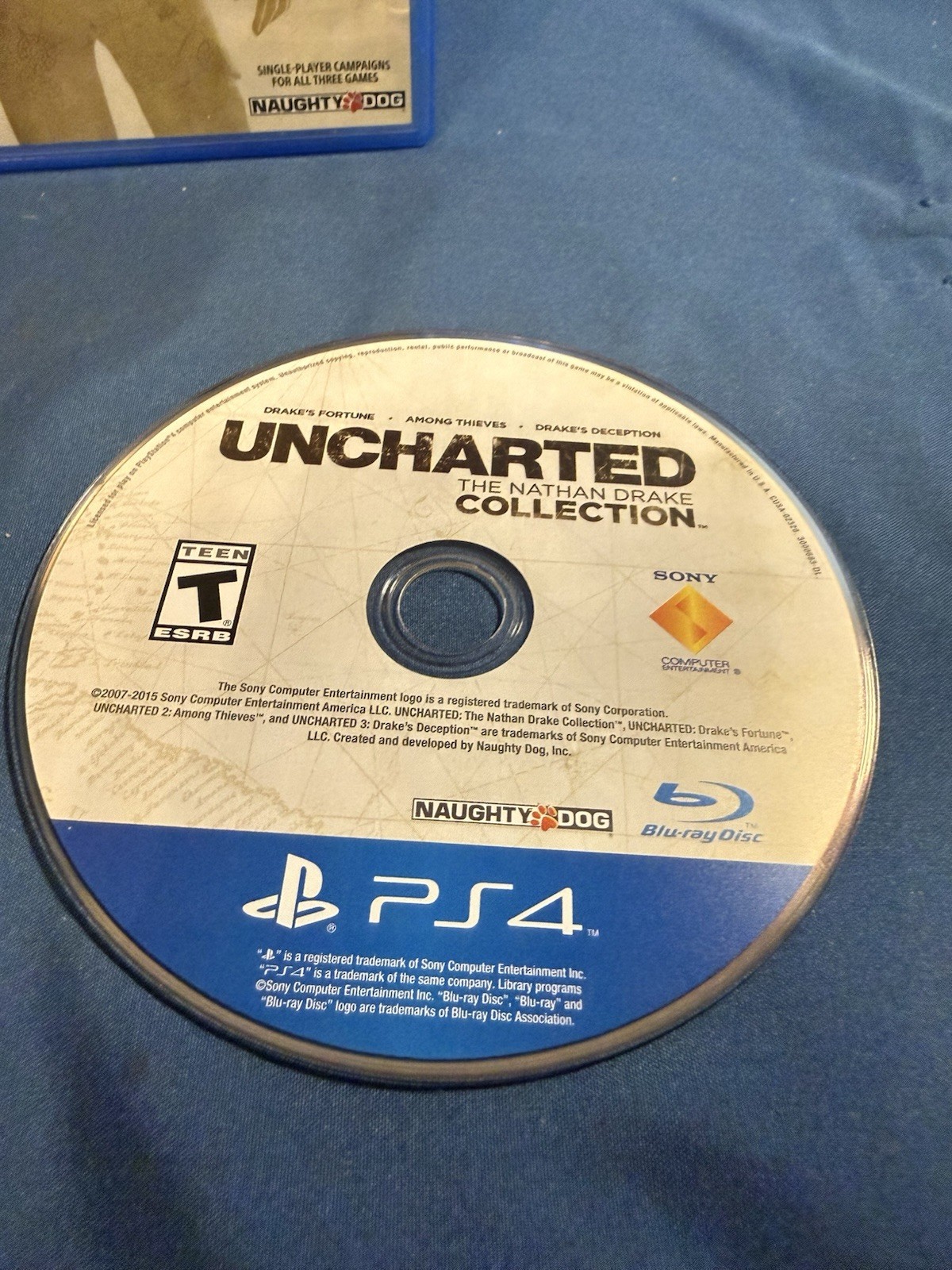 PS4 Uncharted The Nathan Drake Collection No Manual